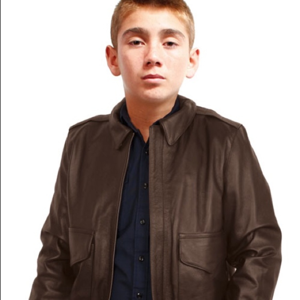 Made in the USA Kids leather jacket